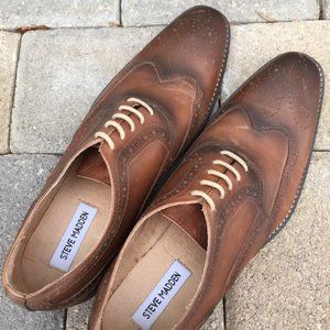 Steve Madden Persistt Tan Leather Shoe